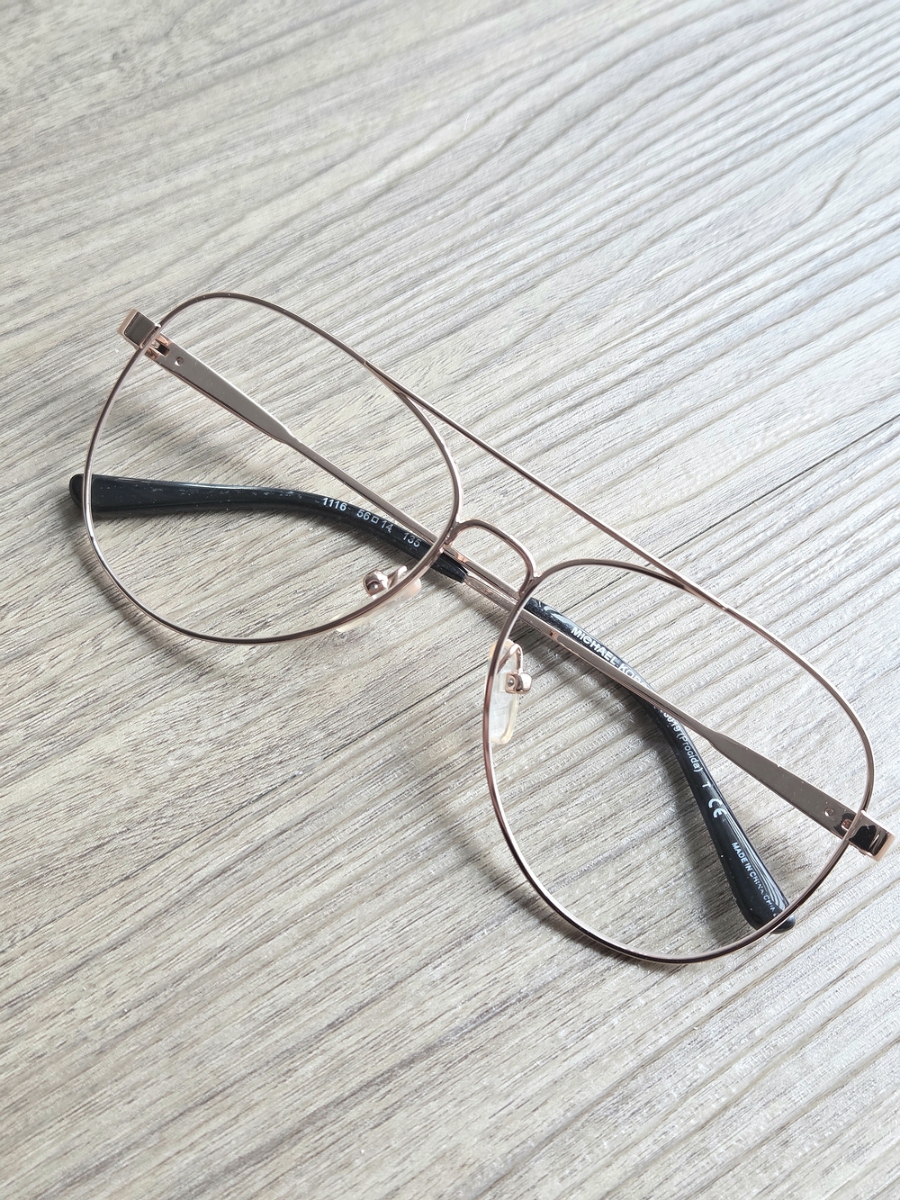 Michael Kors MK3019 Procidais a women's Rose Gold Aviator-Style Metal Glasses - Picture 12 of 16